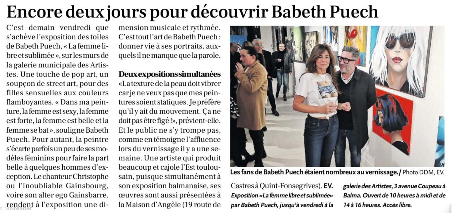 Œuvre de Babeth Puech
